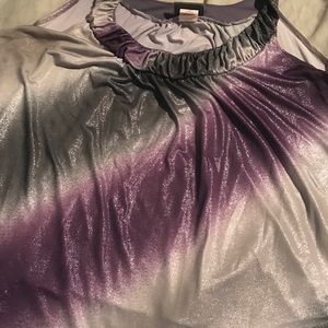 Dots women shimmery blouse XL